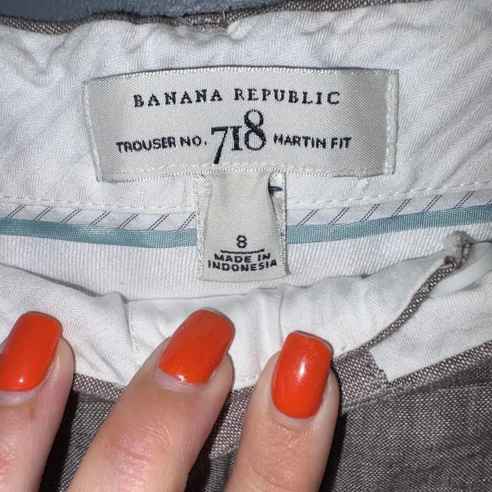Banana-republic trouser no 718 the martin fit size 8 Women's Trousers
